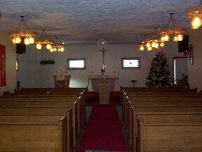 A view of the chancel from the nave